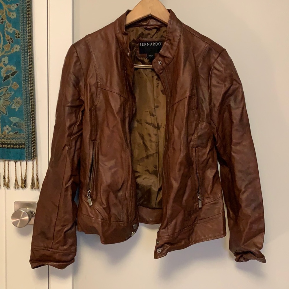 Bernardo Faux Leather Jacket